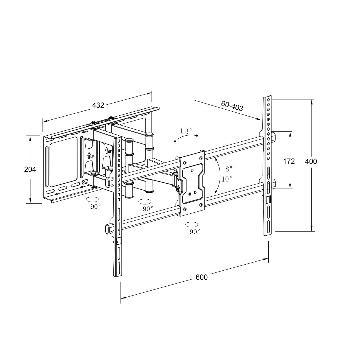 TV Mount TM Electron 45 kg