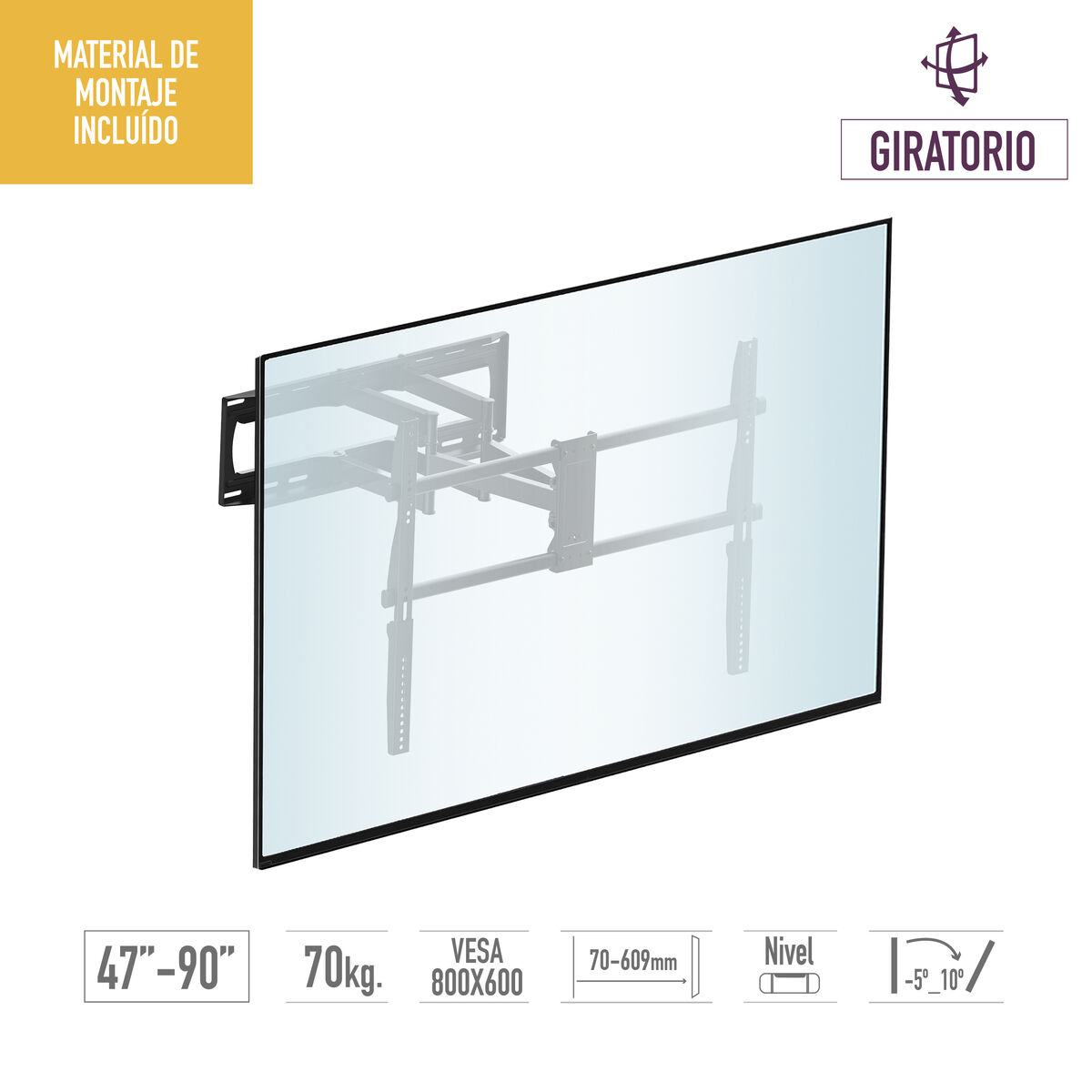 TV Mount TM Electron 90″ 70 Kg
