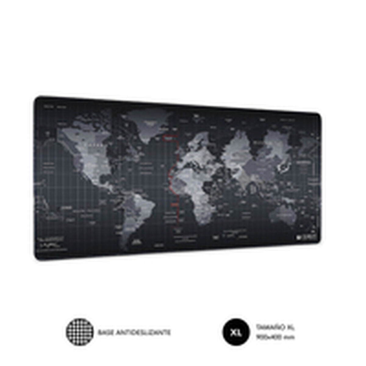 Mouse Mat Subblim SUB-MP-01PUW01 Black 90 x 40 cm
