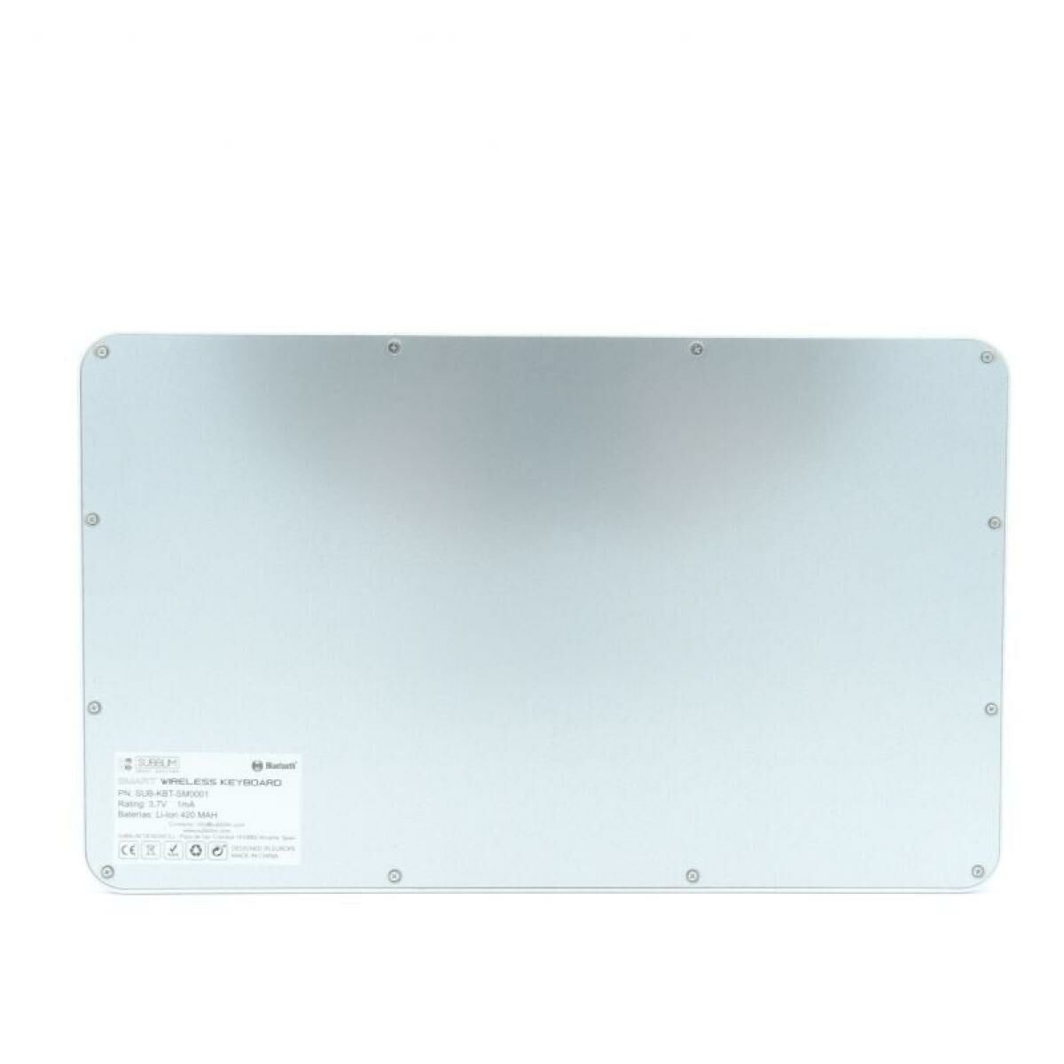 Bluetooth Keyboard Subblim SUB-KBT-SM0001 Silver Spanish Qwerty