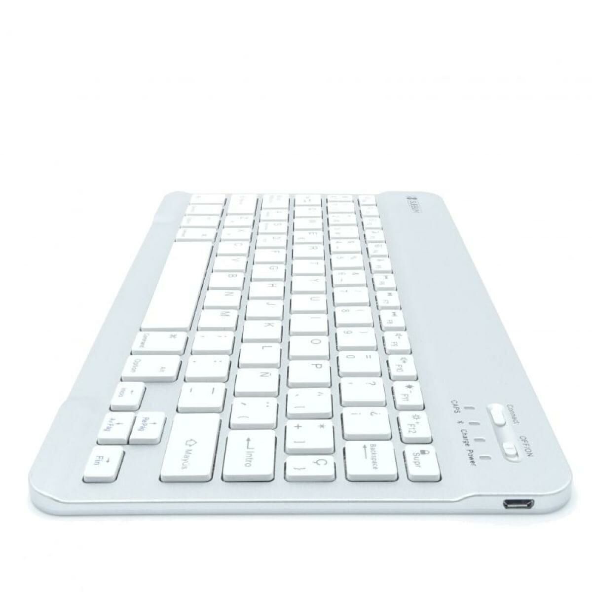 Bluetooth Keyboard Subblim SUB-KBT-SM0001 Blue Silver Spanish Qwerty