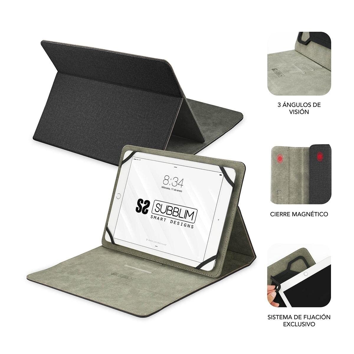 Tablet cover Subblim SUB-CUT-1CT001 Black