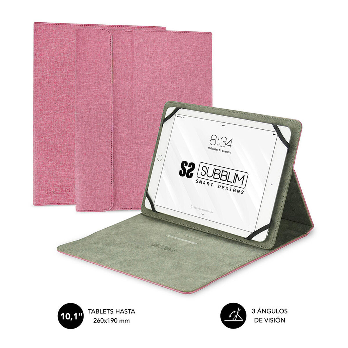 Tablet cover Subblim SUB-CUT-1CT003 Pink
