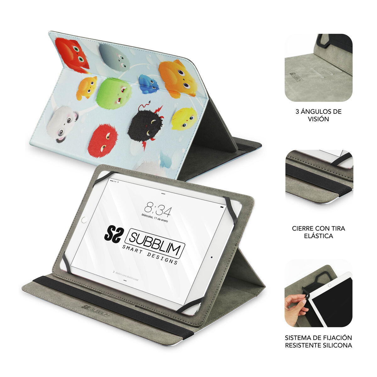 Tablet cover Subblim SUB-CUT-4TC001 Multicolour