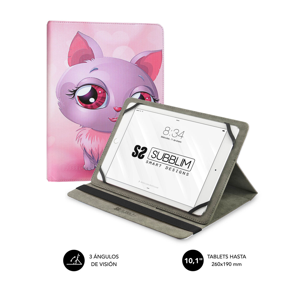 Tablet cover Subblim SUB-CUT-4TC002 Pink