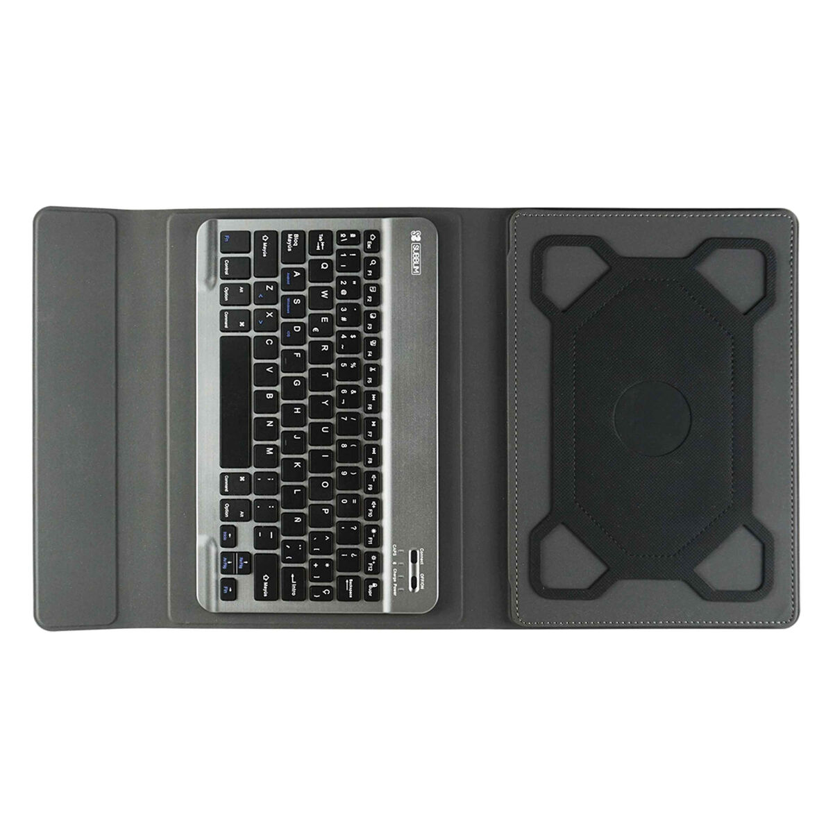 Case for Tablet and Keyboard Subblim SUB-KT2-BT0002 Grey Spanish Qwerty