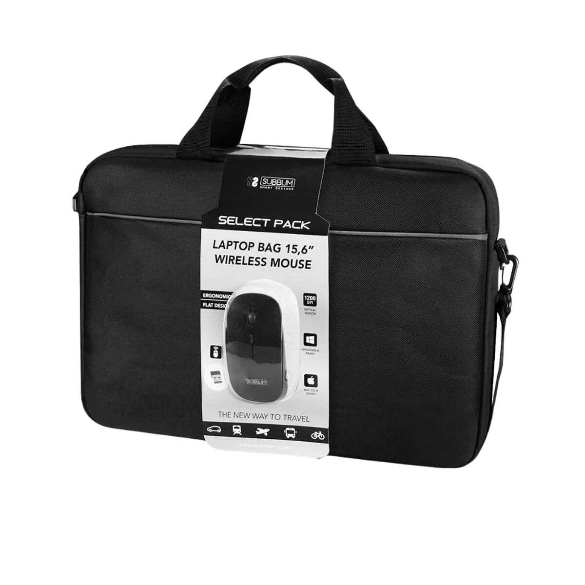 Laptop Case Subblim SUB-LB-2SP0050 Black 15,6″