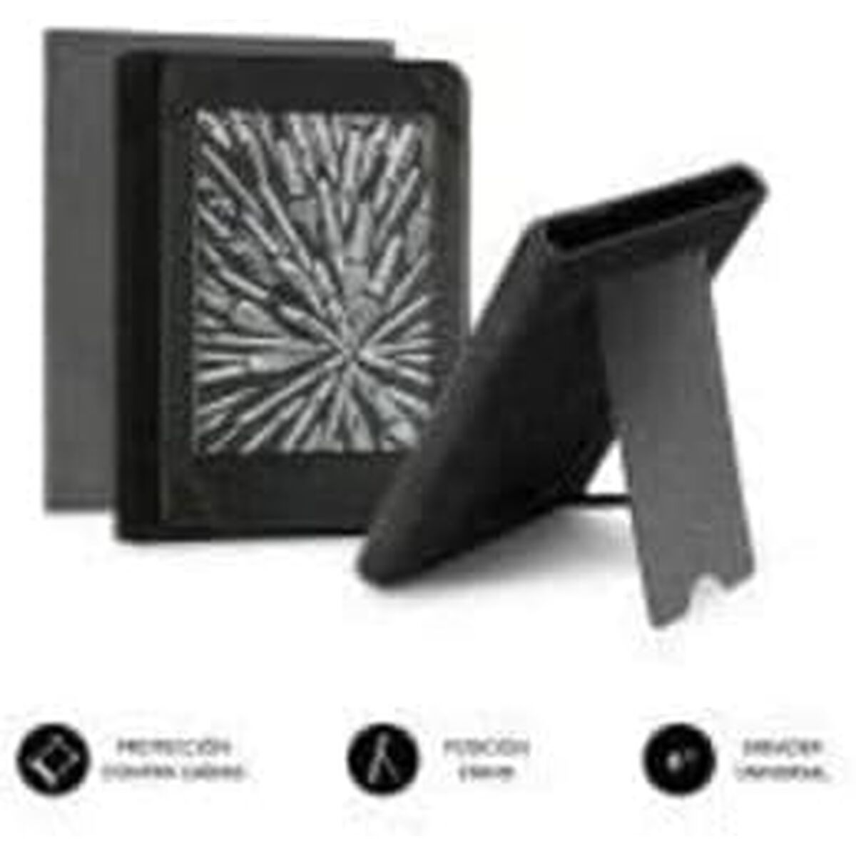 e-Book case Subblim FUNDA EBOOK CLEVER STAND 6” GREY Grey