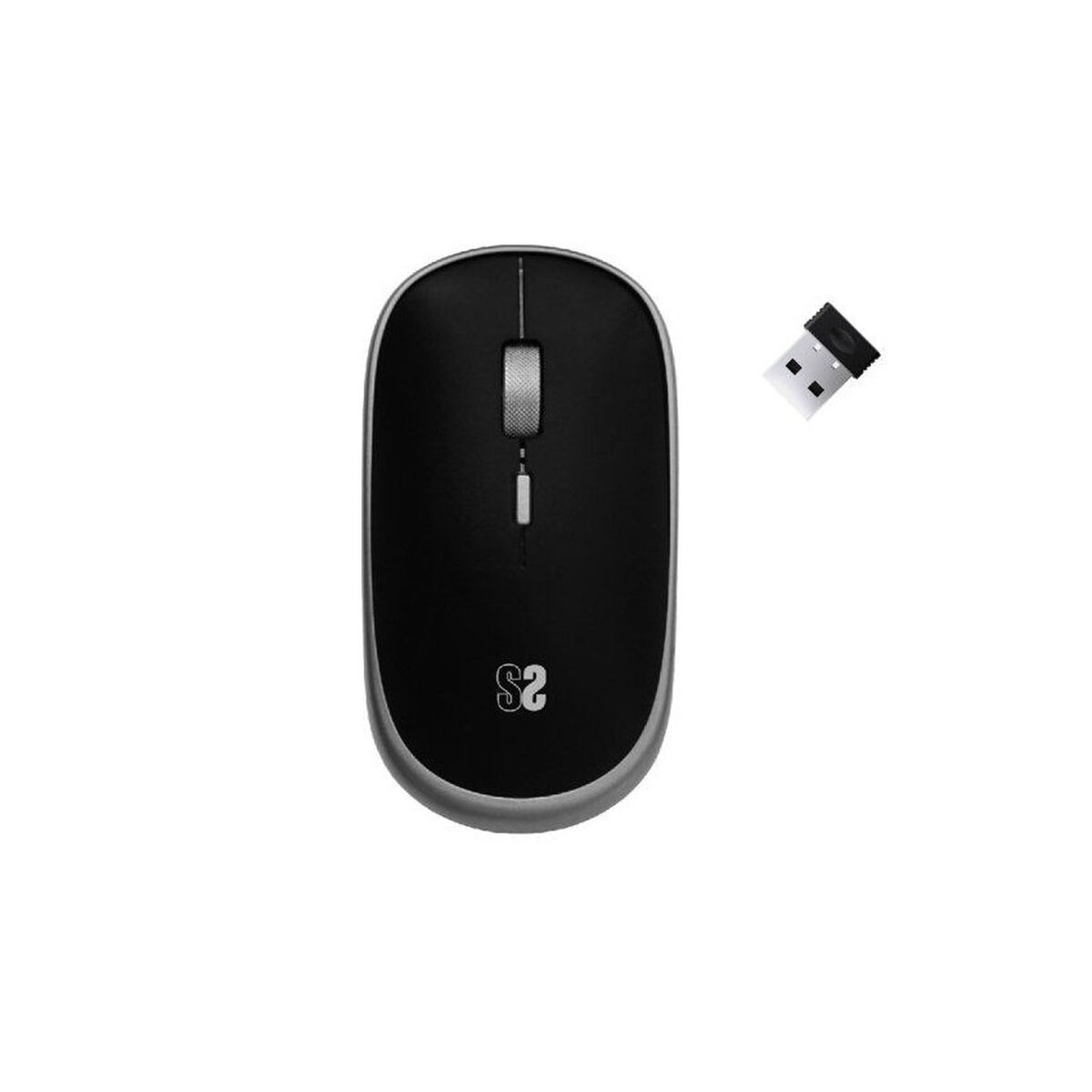 Wireless Mouse Subblim SUBMORFM0002 Black Silver