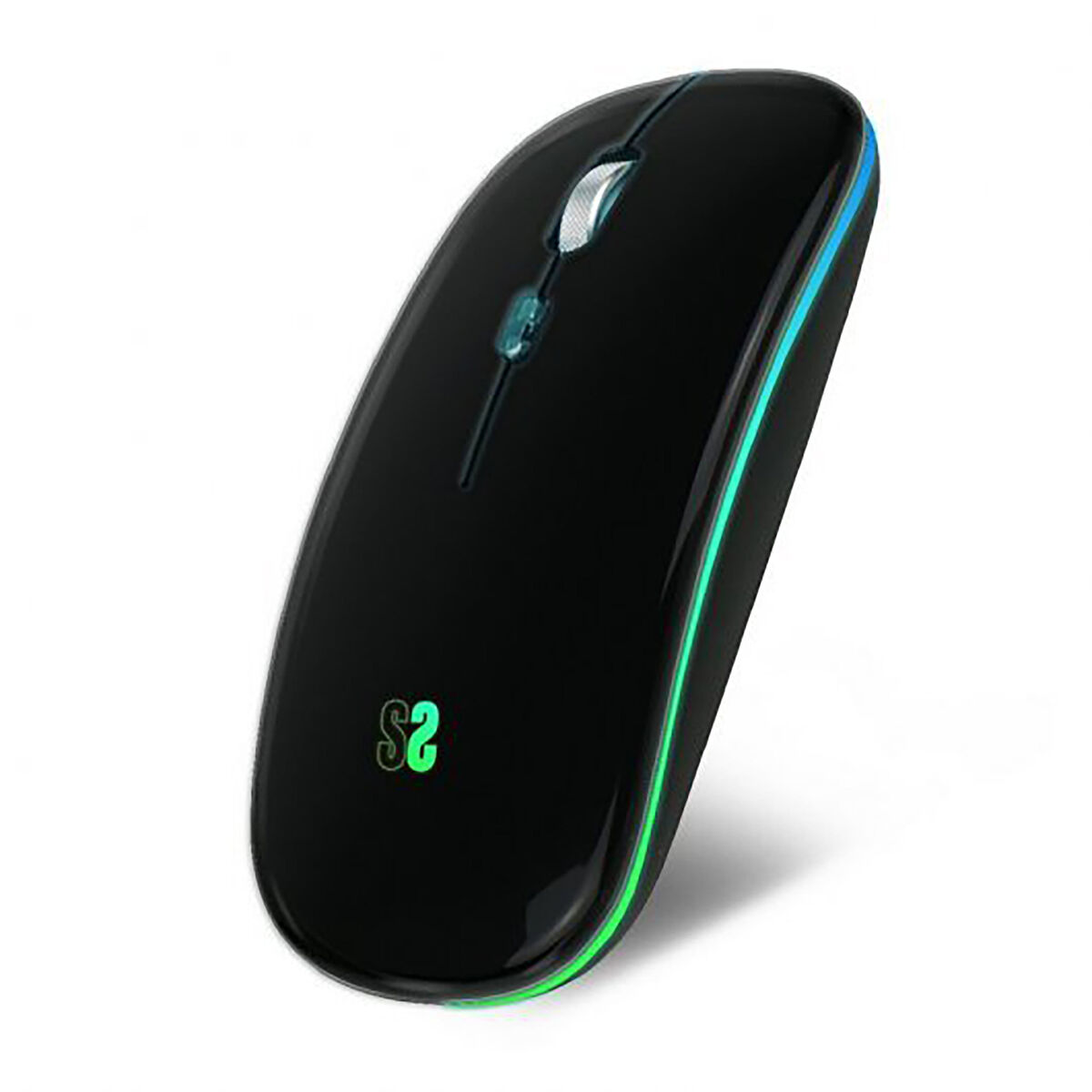Wireless Bluetooth Mouse Subblim SUBMO-LDFLAT1 Black 1600 dpi