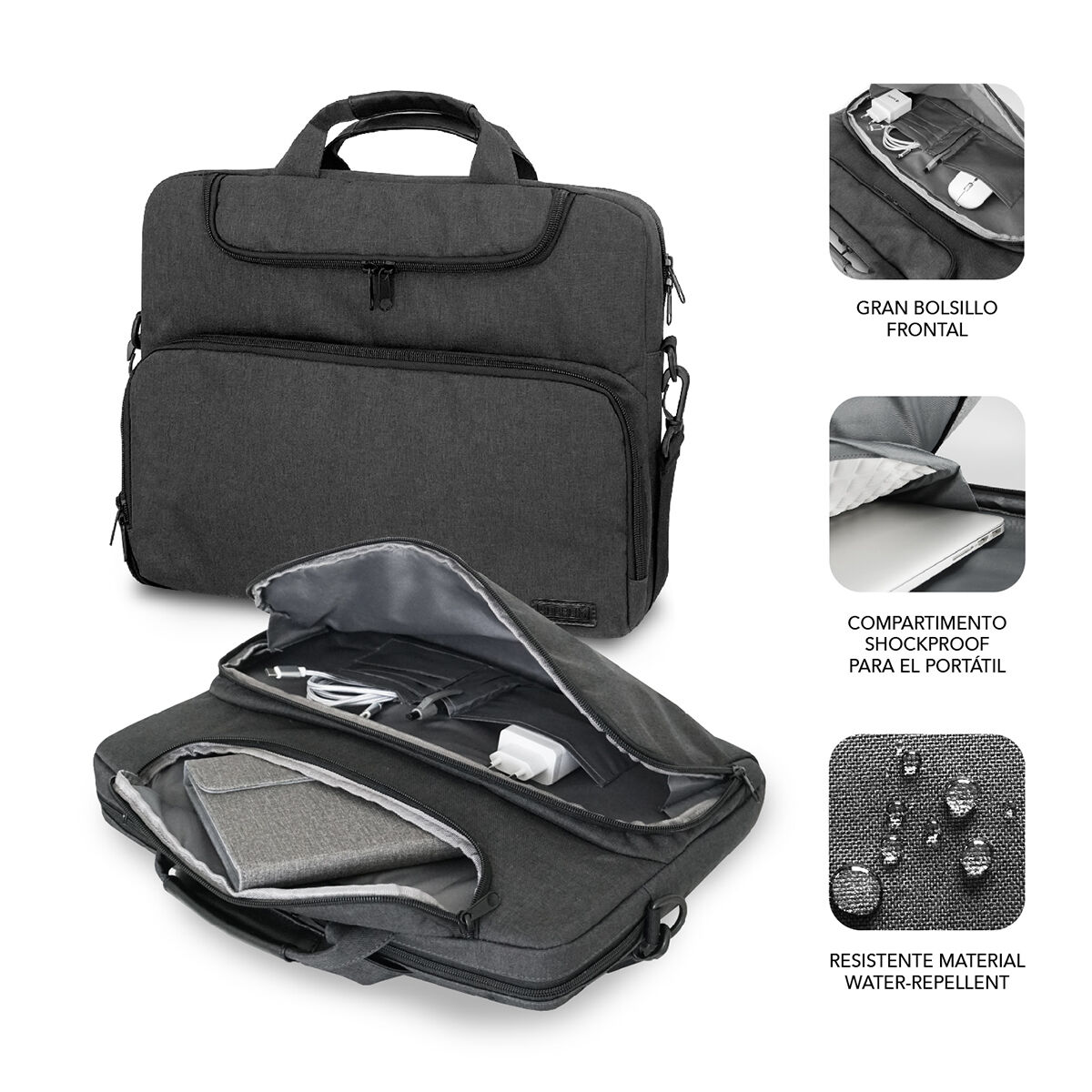 Laptop Case Subblim SUBLB-4APLB60 Grey