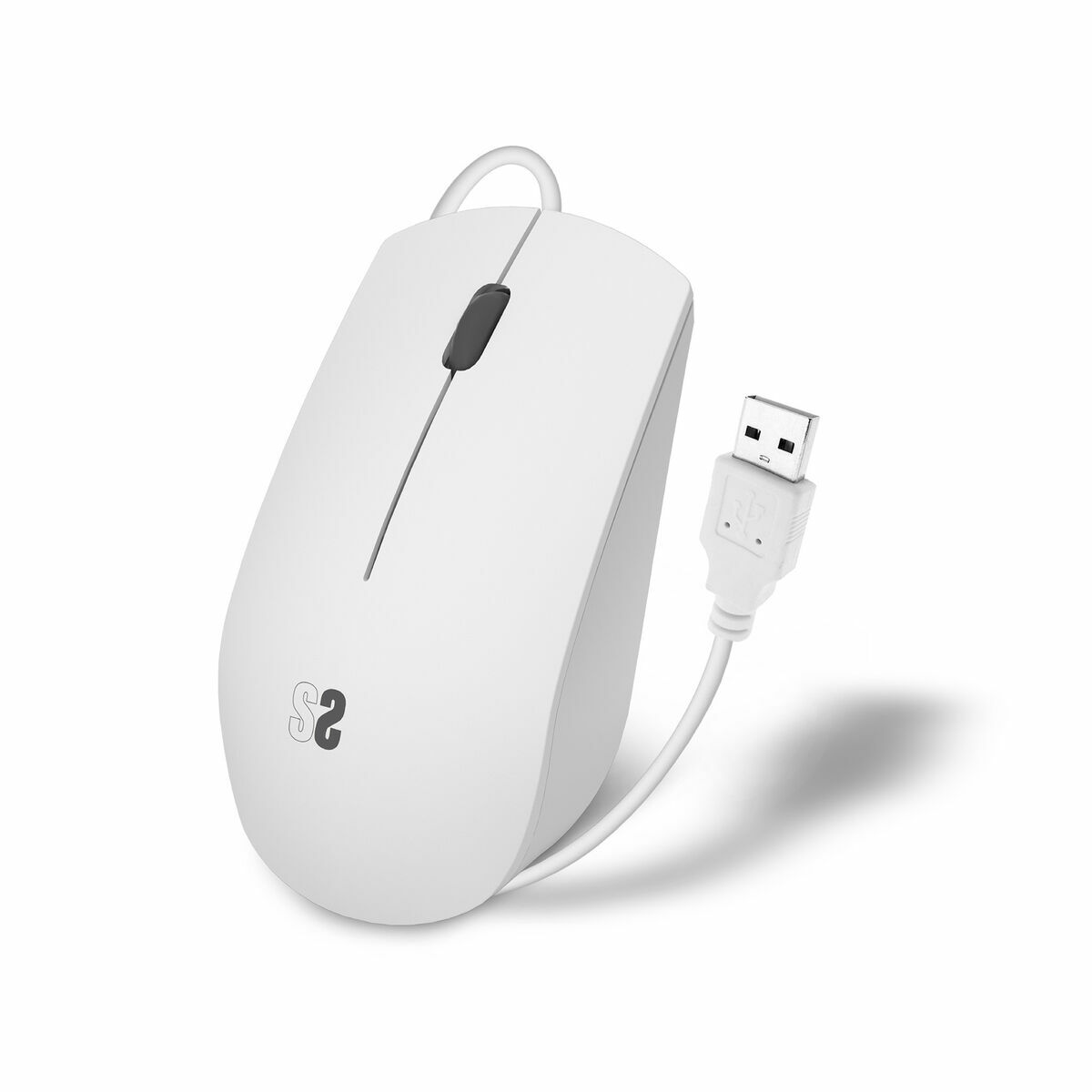 Mouse Subblim SUBMO-B2BS002 White 1200 DPI Mouse Subblim SUBMO-B2BS002 White 1200 DPI