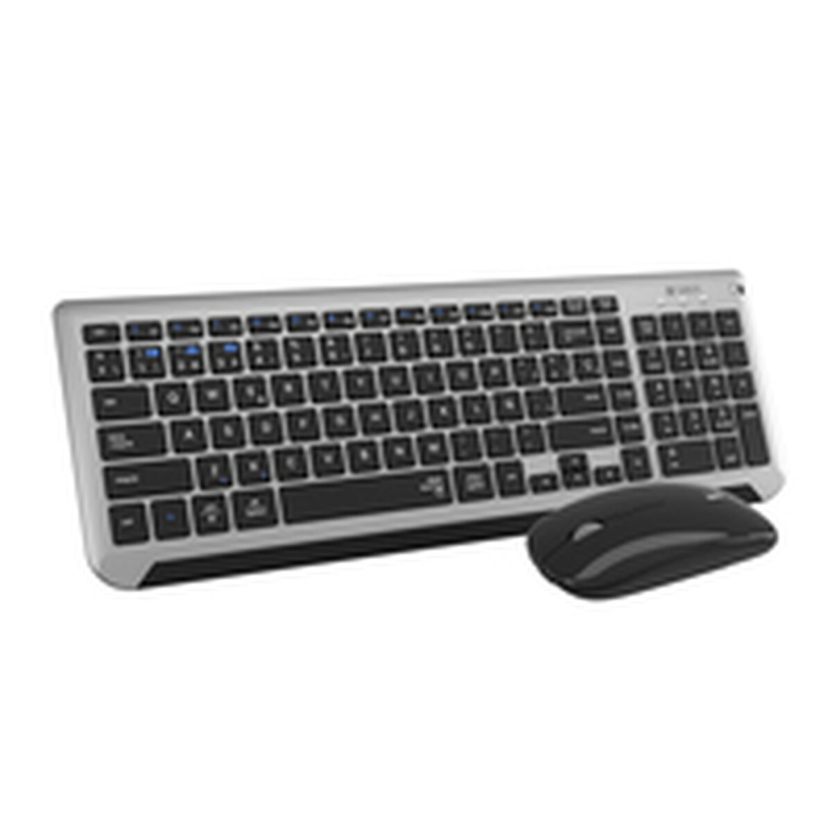 Keyboard and Wireless Mouse Subblim SUBKBC-DCEP20 Grey Spanish Qwerty