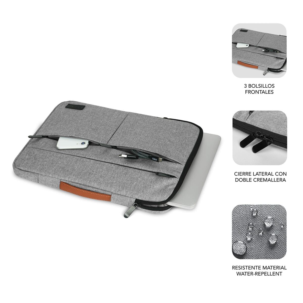 Laptop Case Subblim SUBLS-AP36002 Grey