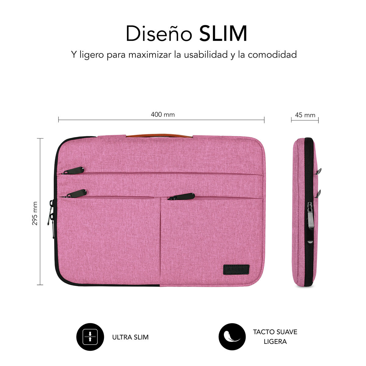 Laptop Case Subblim SUBLS-AP36053 Pink 15,6″