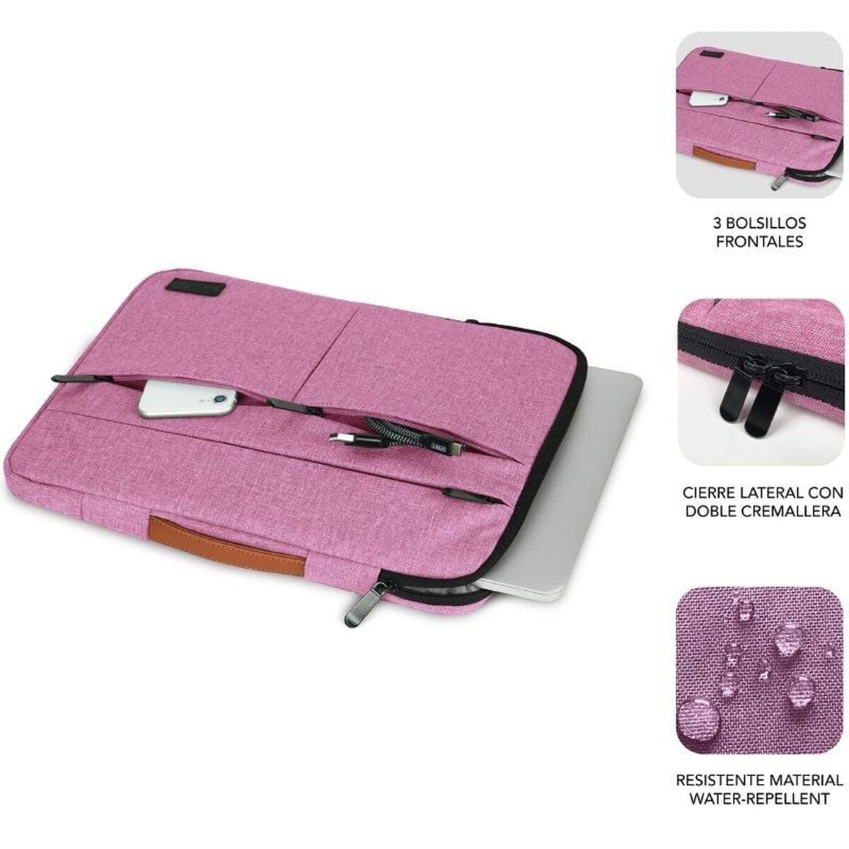 Laptop Case Subblim SUBLS-AP36053 Pink 15,6″