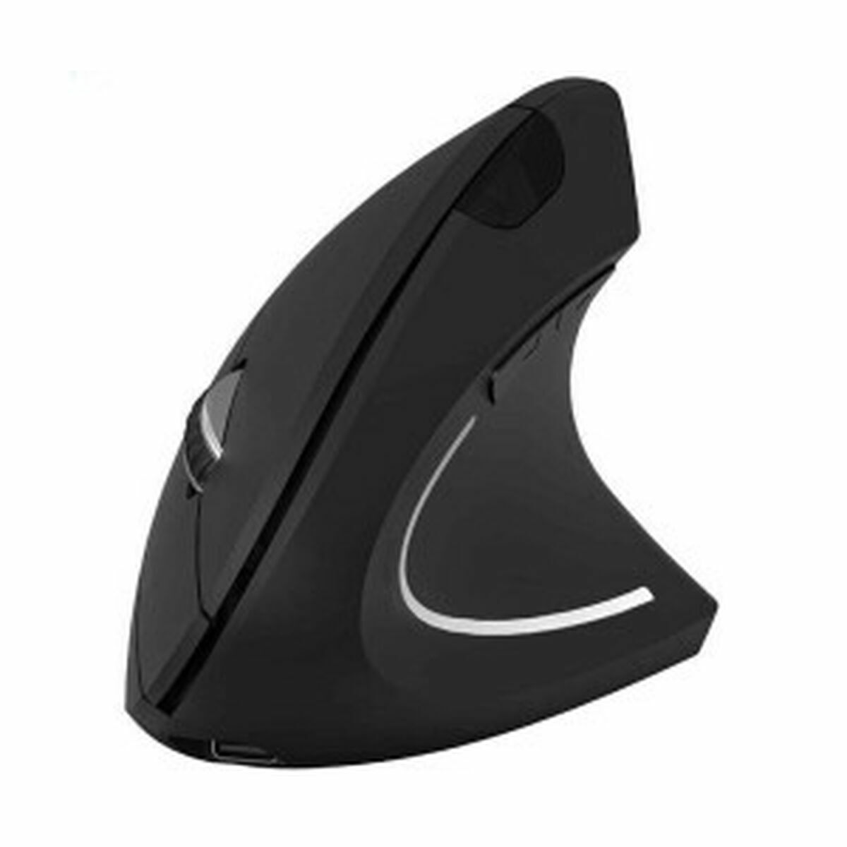 Ergonomic Optical Mouse Subblim SUBMO-EDGVW01 Black 1600 dpi