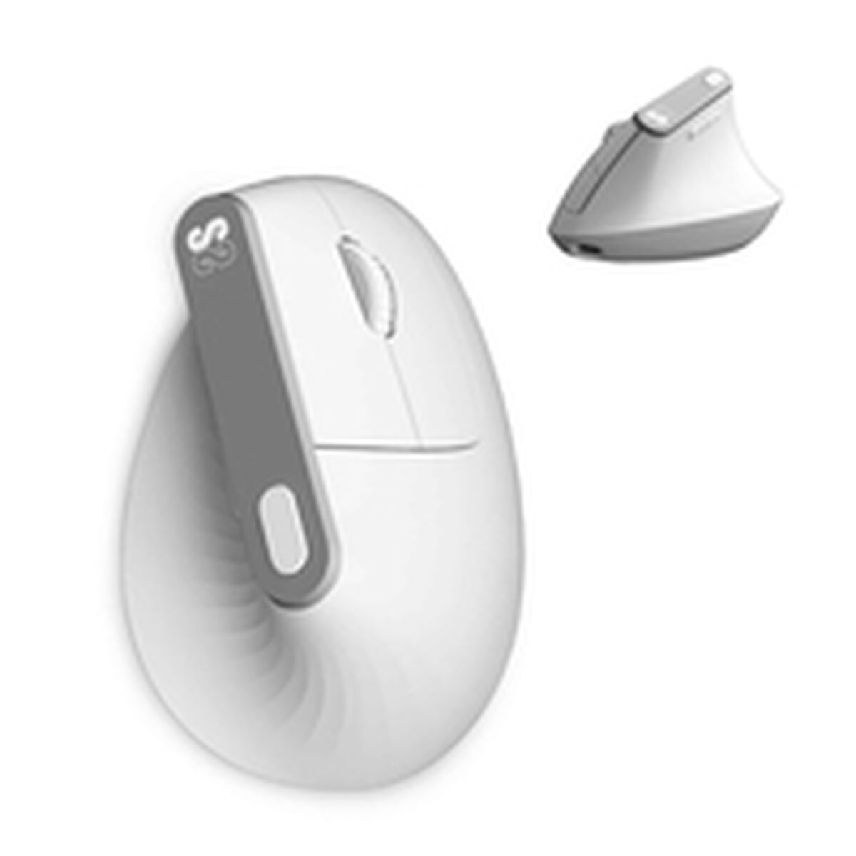Ergonomic Optical Mouse Subblim SUBMO-EDNVW02 White 4000 dpi