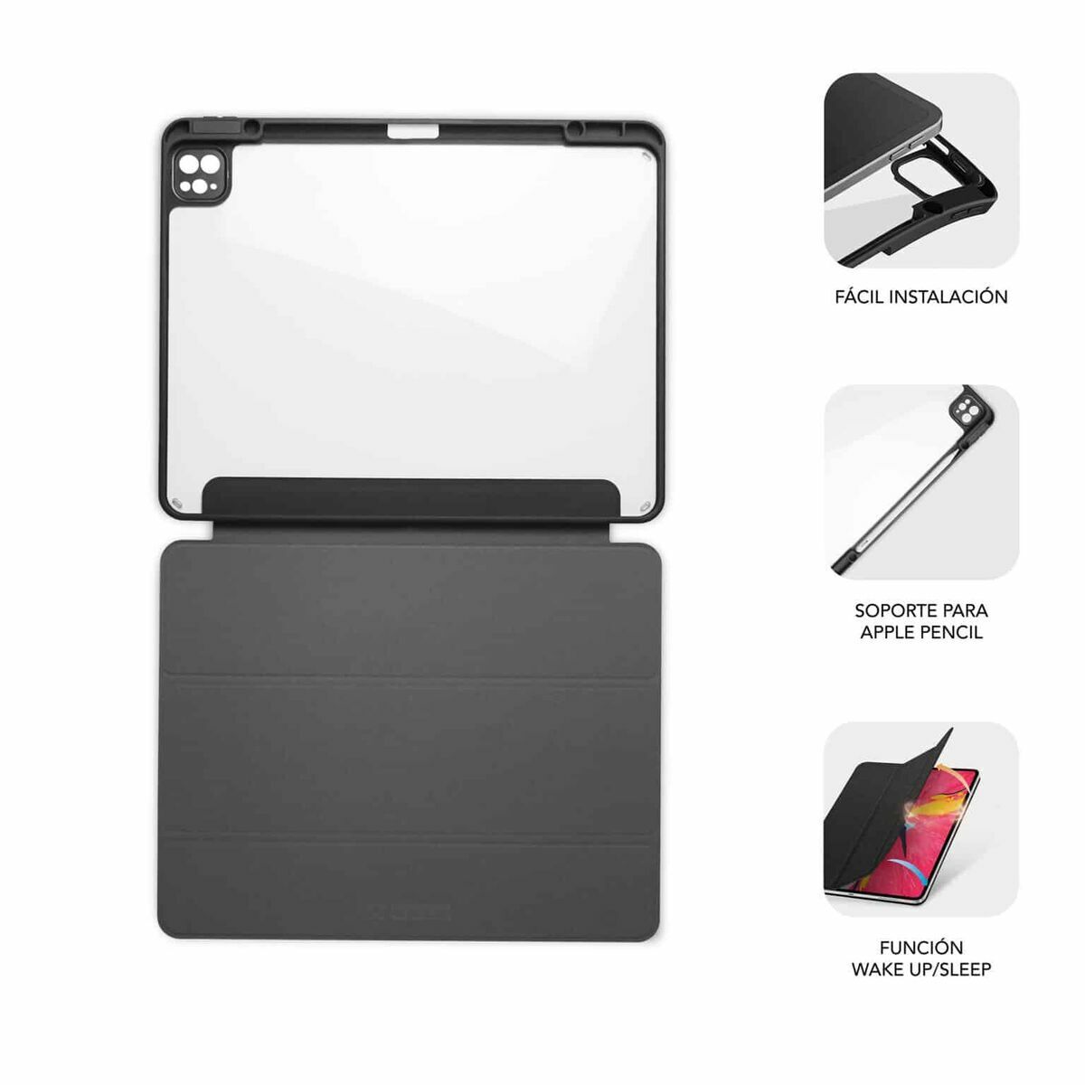 Tablet cover Subblim SUBCST-5SC401 Black Tablet cover Subblim SUBCST-5SC401 Black