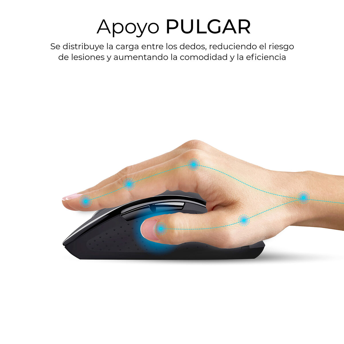 Keyboard and Mouse Subblim SUBKBC-DCOPW2 Black Spanish Spanish Qwerty QWERTY