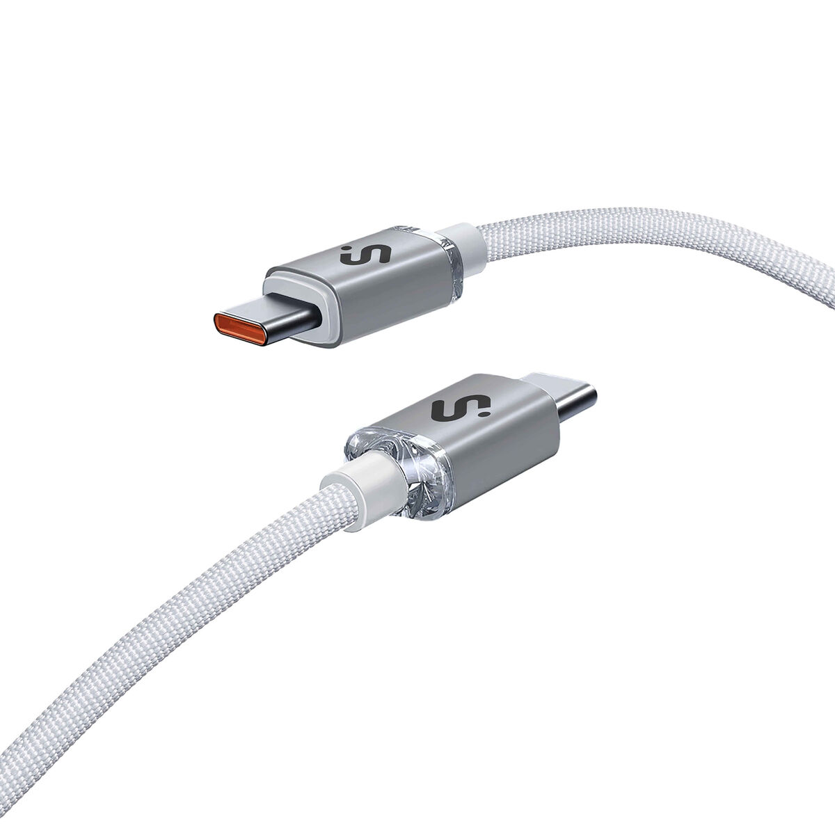 USB-C to USB-C Cable Subblim OPTIMUS White 1 m
