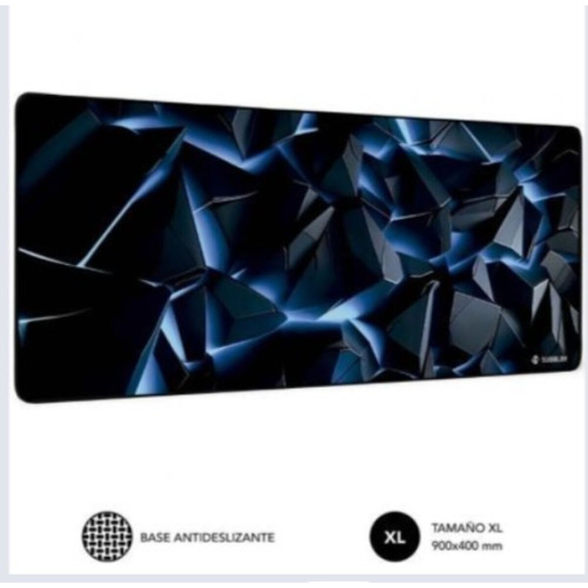 Mouse Mat Subblim SUBMP-01PUW06 Blue Black