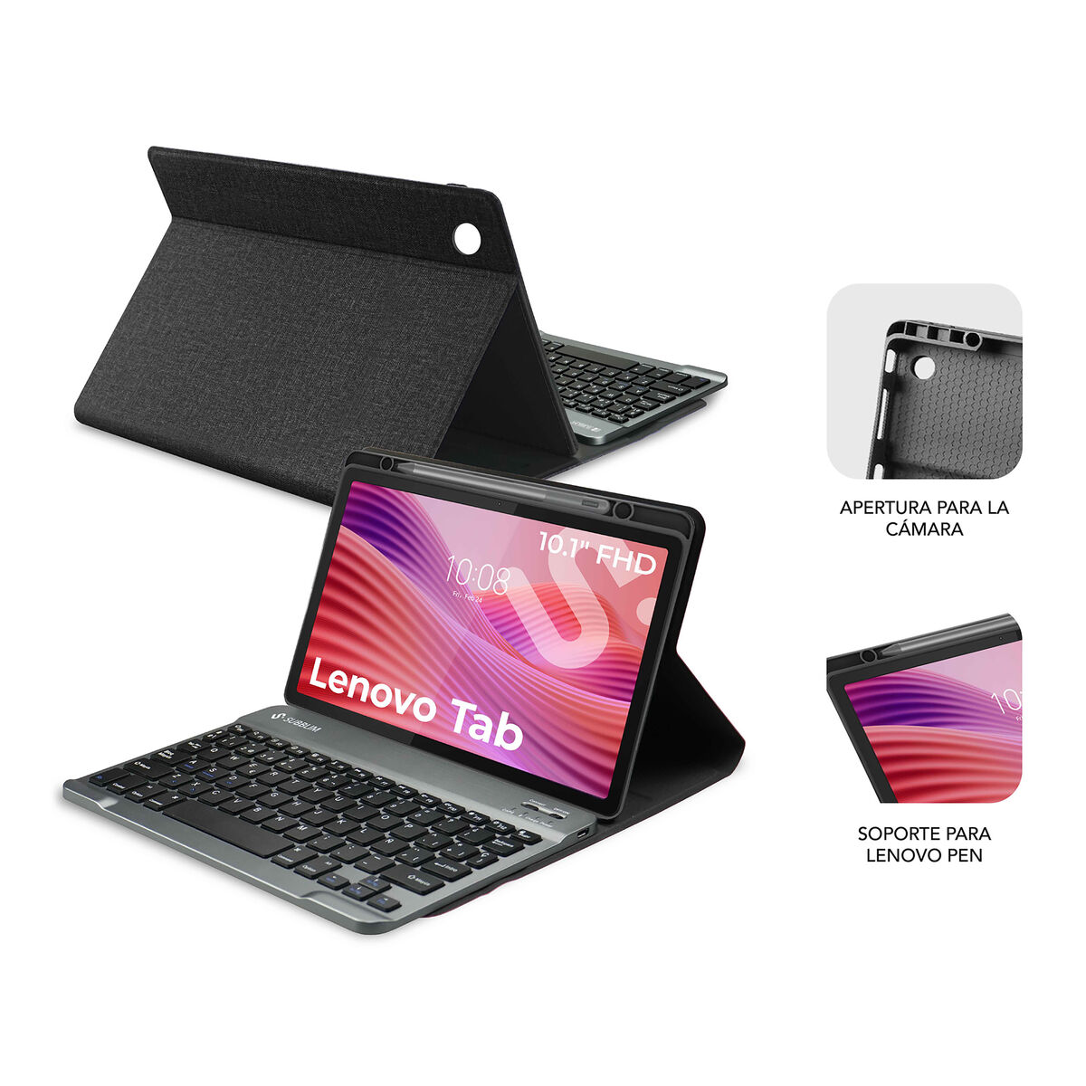 Tablet cover Subblim SUBKT3-BTL320 Spanish Qwerty