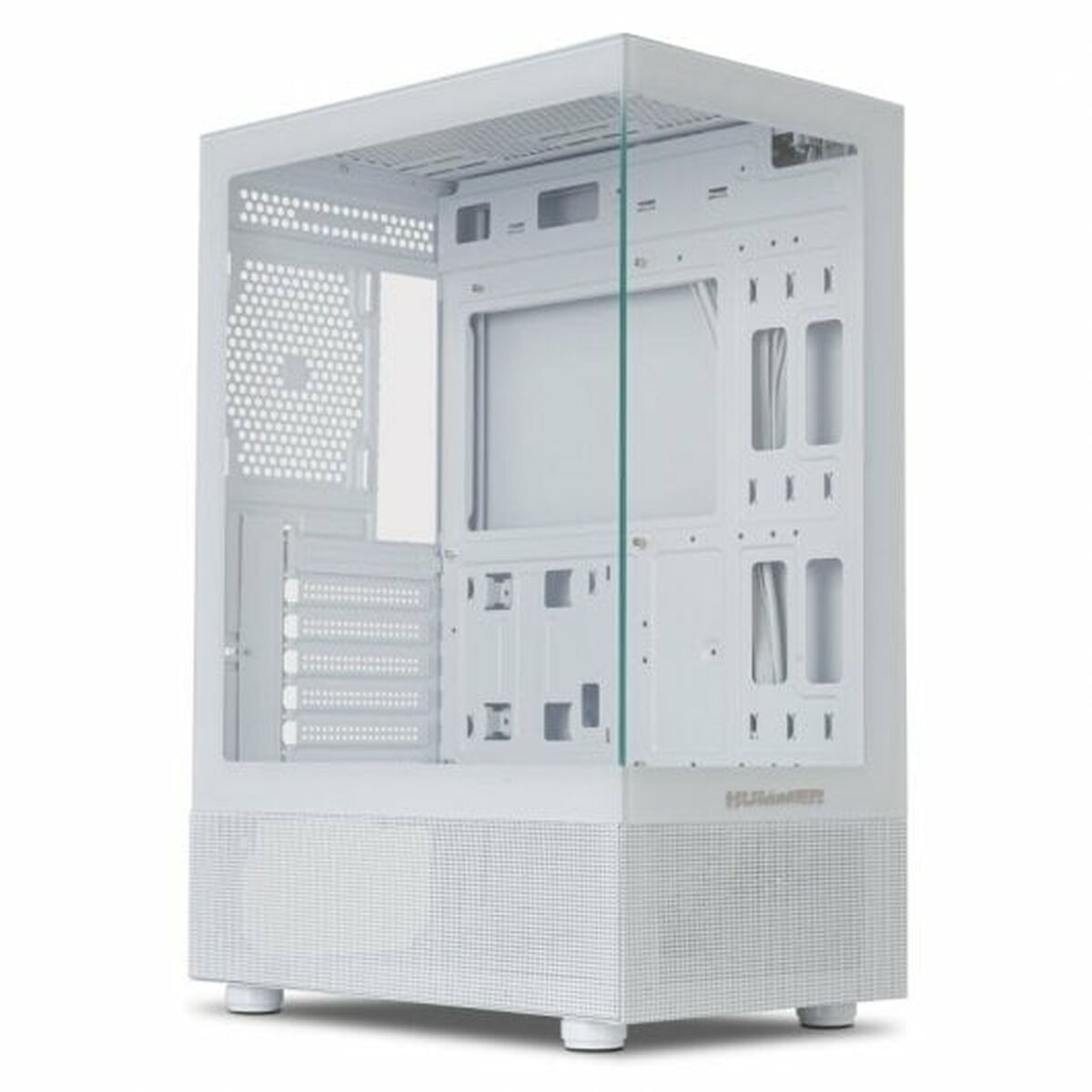 ATX Semi-tower Box Nox-Xtreme NXHUMMERVSNWH Black
