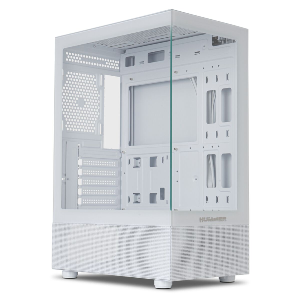 ATX Semi-tower Box Nox-Xtreme NXHUMMERVSNWH White ATX Semi-tower Box Nox-Xtreme NXHUMMERVSNWH White