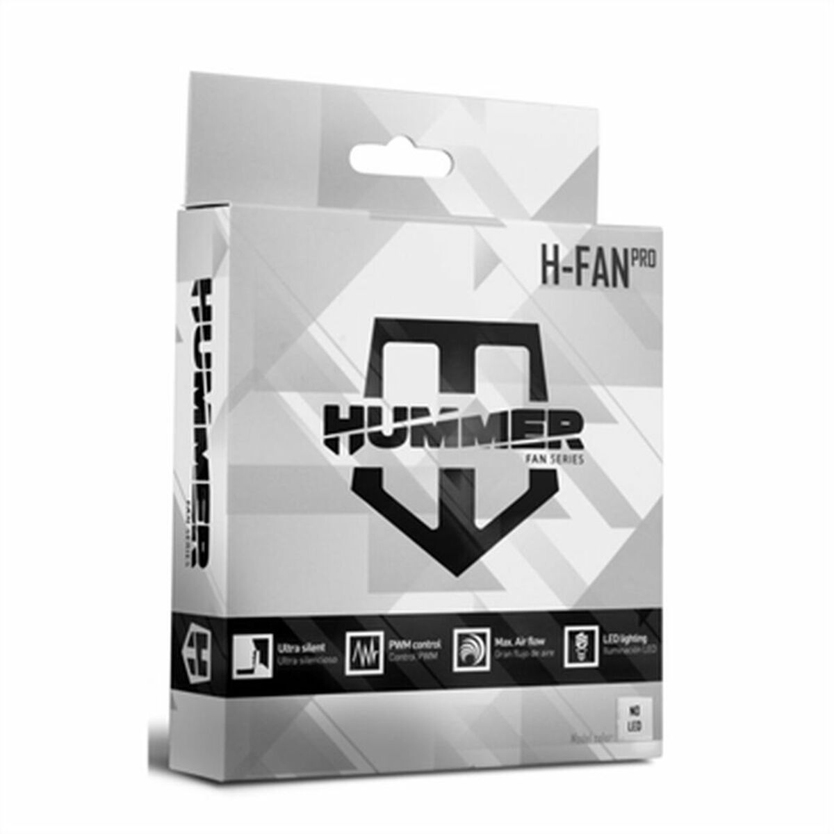 Box Ventilator Nox-Xtreme H-Fan Pro LED WHITE Ø 12 cm (1 Unit) Box Ventilator Nox-Xtreme H-Fan Pro LED WHITE Ø 12 cm (1 Unit)