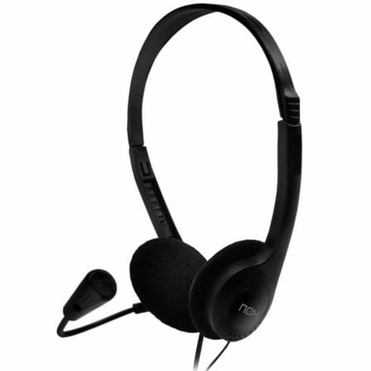 Headphones with Microphone Nox-Xtreme Voice One Black Headphones with Microphone Nox-Xtreme Voice One Black