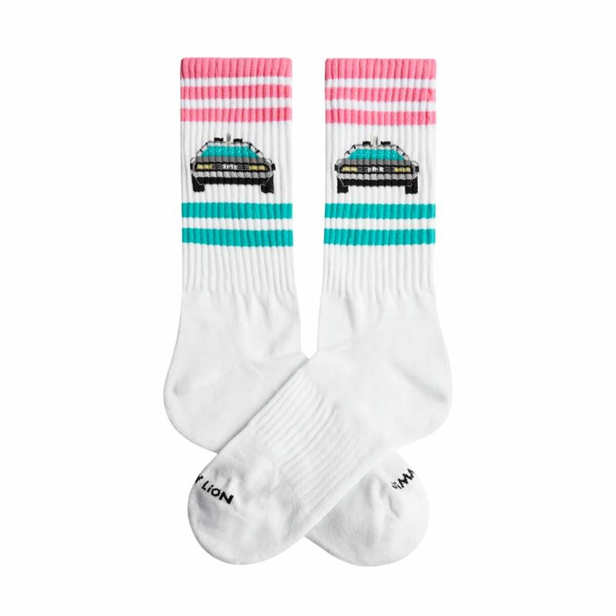 Sports Socks Jimmy Lion Athletic Delorean White Sports Socks Jimmy Lion Athletic Delorean White