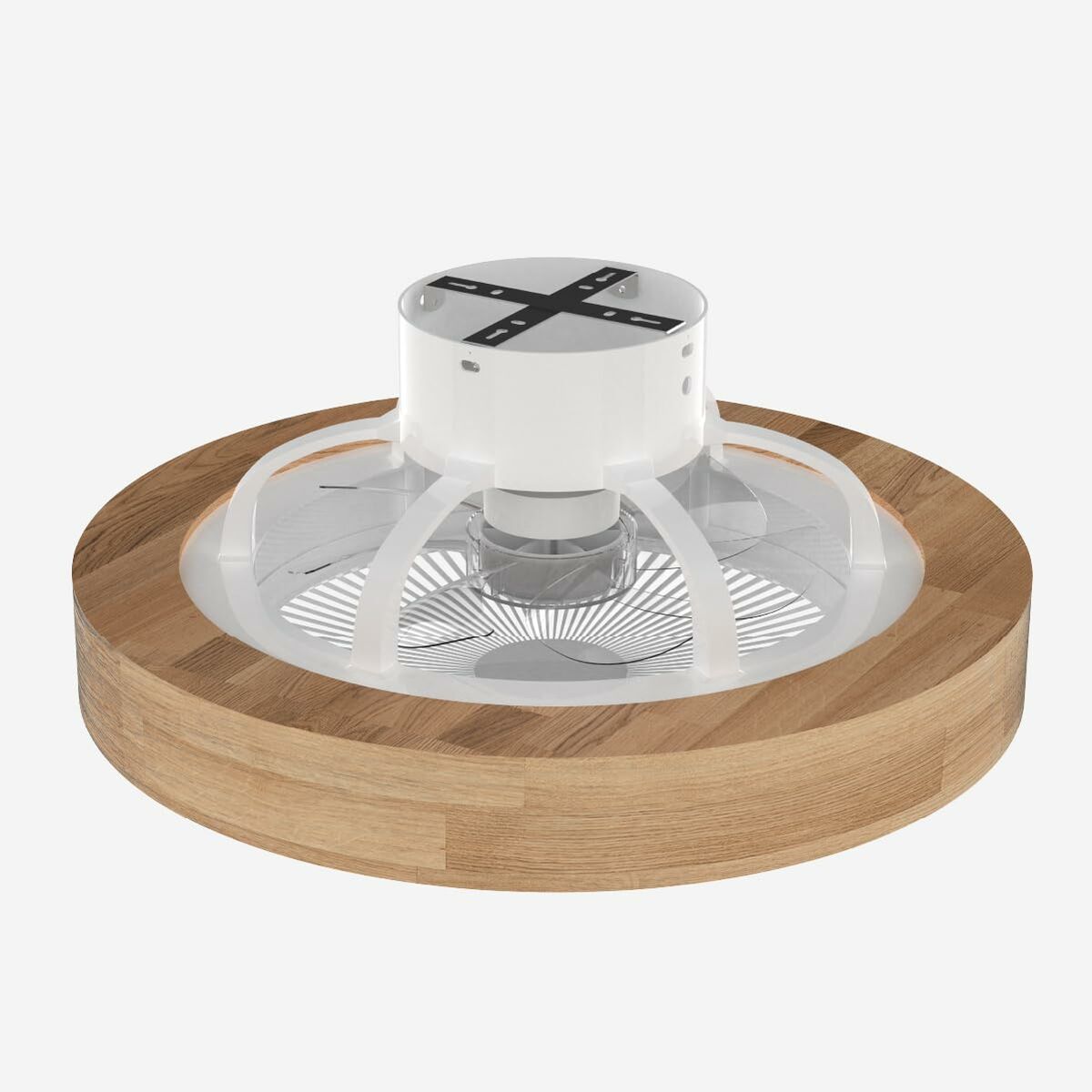Ceiling Fan Universal Blue 2001-UVT1343 White Wood 70 W