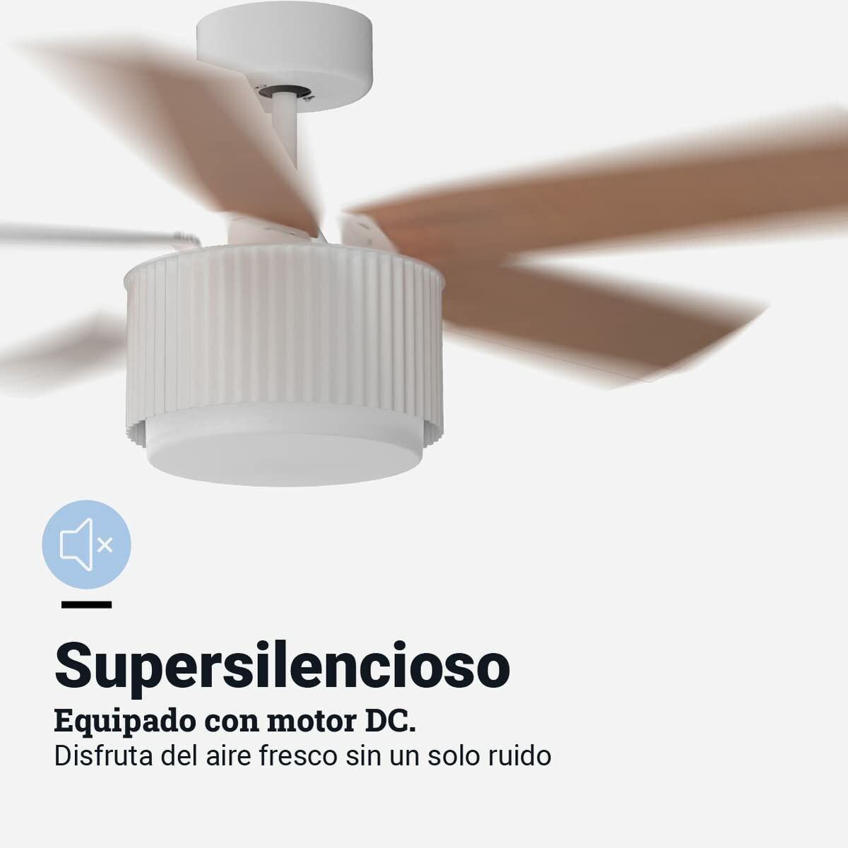 Ceiling Fan Universal Blue 2009-UVT1349-23 White Wood 35 W