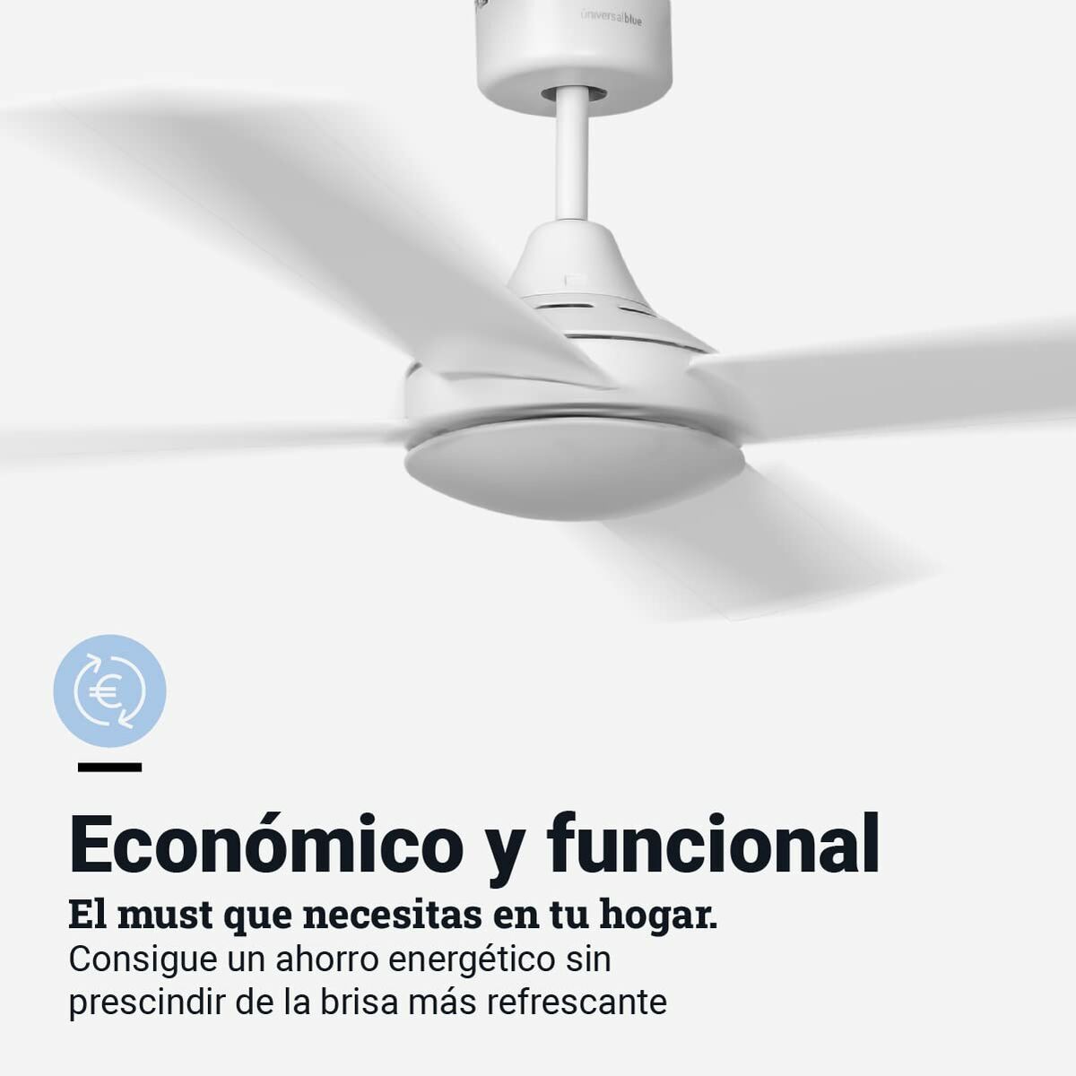 Ceiling Fan Universal Blue 2013-UVT1353 White 55 W