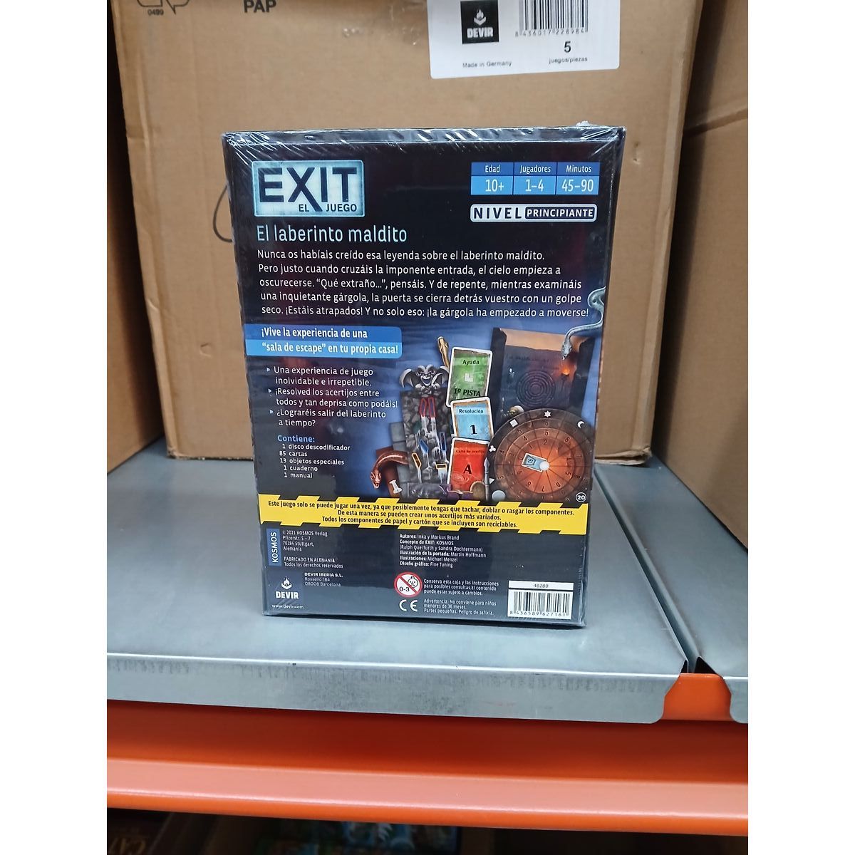 Board game Devir Exit El Laberinto Maldito ES