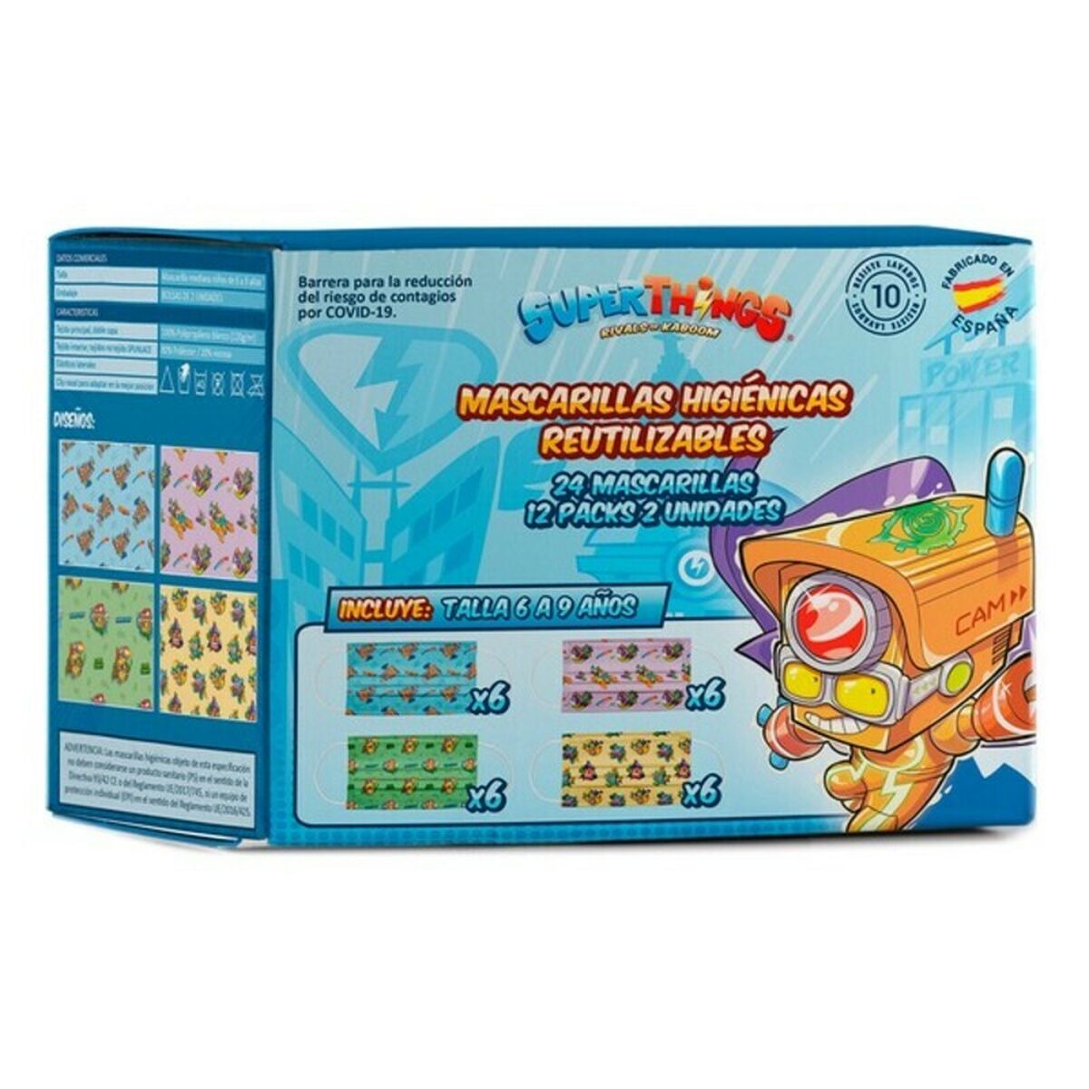 Hygienic Face Mask Safta + 6 Years (24 uds) Hygienic Face Mask Safta + 6 Years (24 uds)