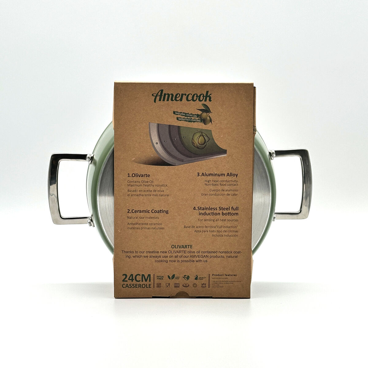 Casserole Amercook AmVegan Chef Ø 24 cm