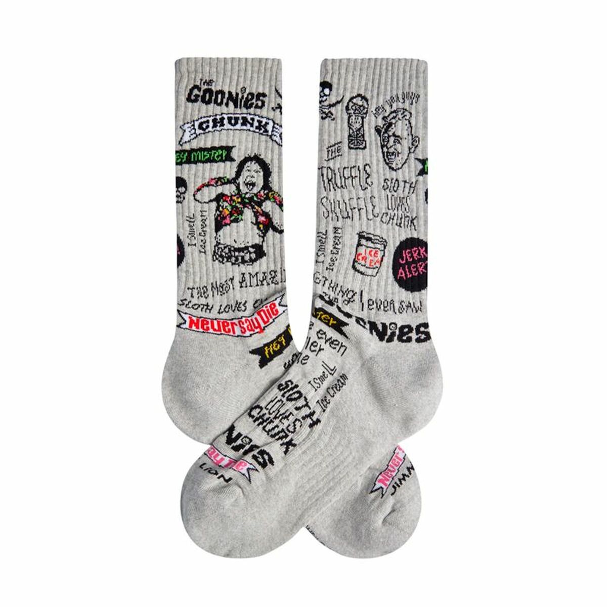Socks Jimmy Lion Goonies 4 Life Grey 41-46 Socks Jimmy Lion Goonies 4 Life Grey 41-46