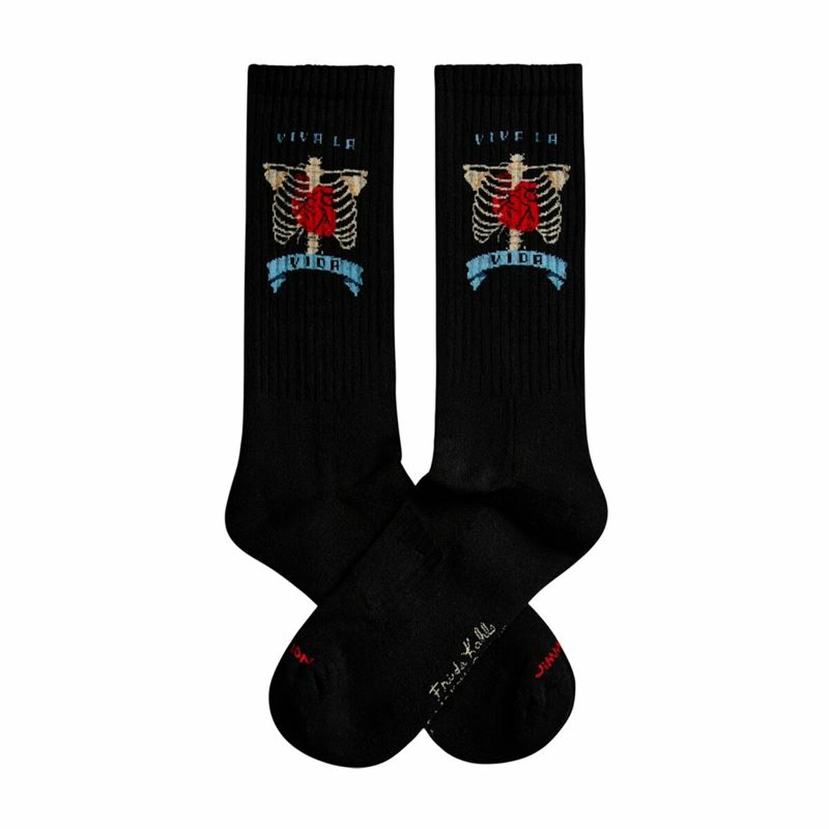 Sports Socks Jimmy Lion Athletic Frida Heart Black Sports Socks Jimmy Lion Athletic Frida Heart Black