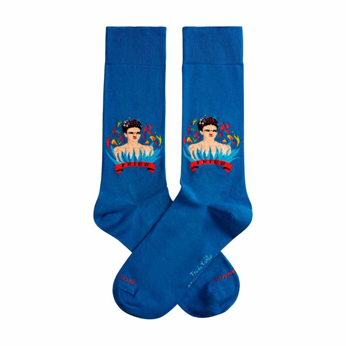 Sports Socks Jimmy Lion Frida Fuego Azul Sports Socks Jimmy Lion Frida Fuego Azul