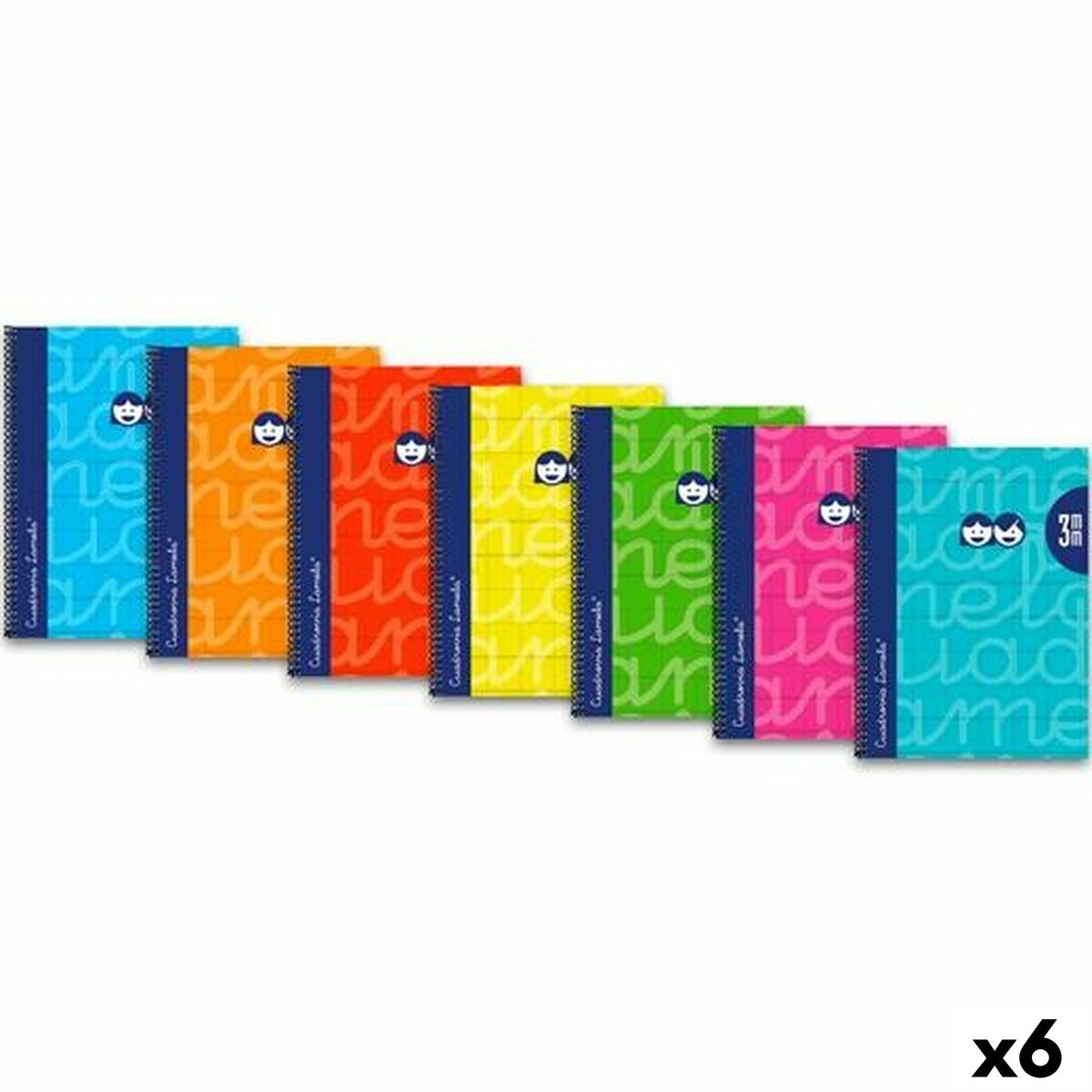 Book of Rings Lamela Quarto 80 Sheets (6 Units)