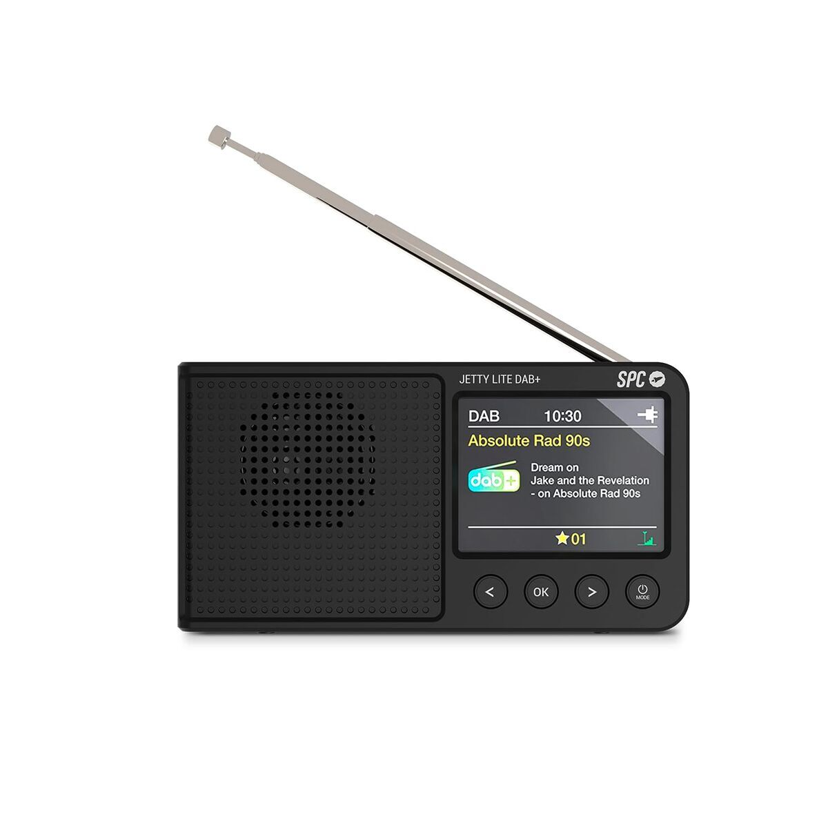 Transistor Radio SPC Internet 4591N J.L.DAB+ Black Retro