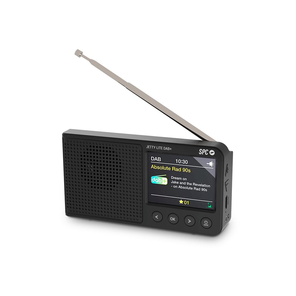 Transistor Radio SPC Internet 4591N J.L.DAB+ Black Retro
