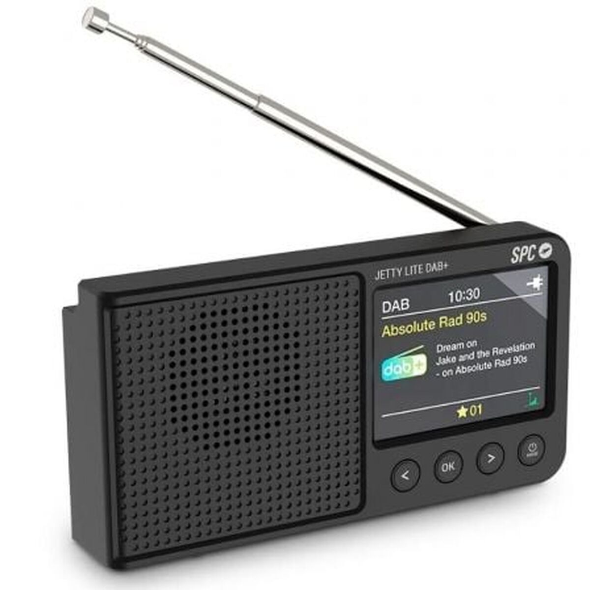 Transistor Radio SPC Internet 4591N J.L.DAB+ Black Retro Transistor Radio SPC Internet 4591N J.L.DAB+ Black Retro