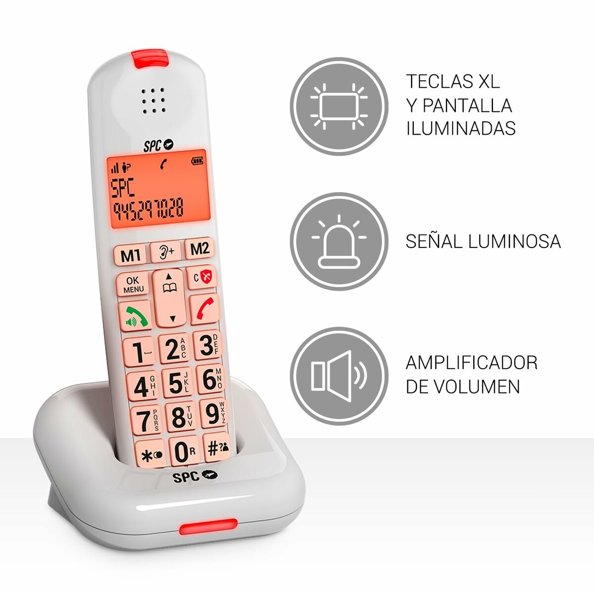 Landline Telephone SPC 7612B White Landline Telephone SPC 7612B White