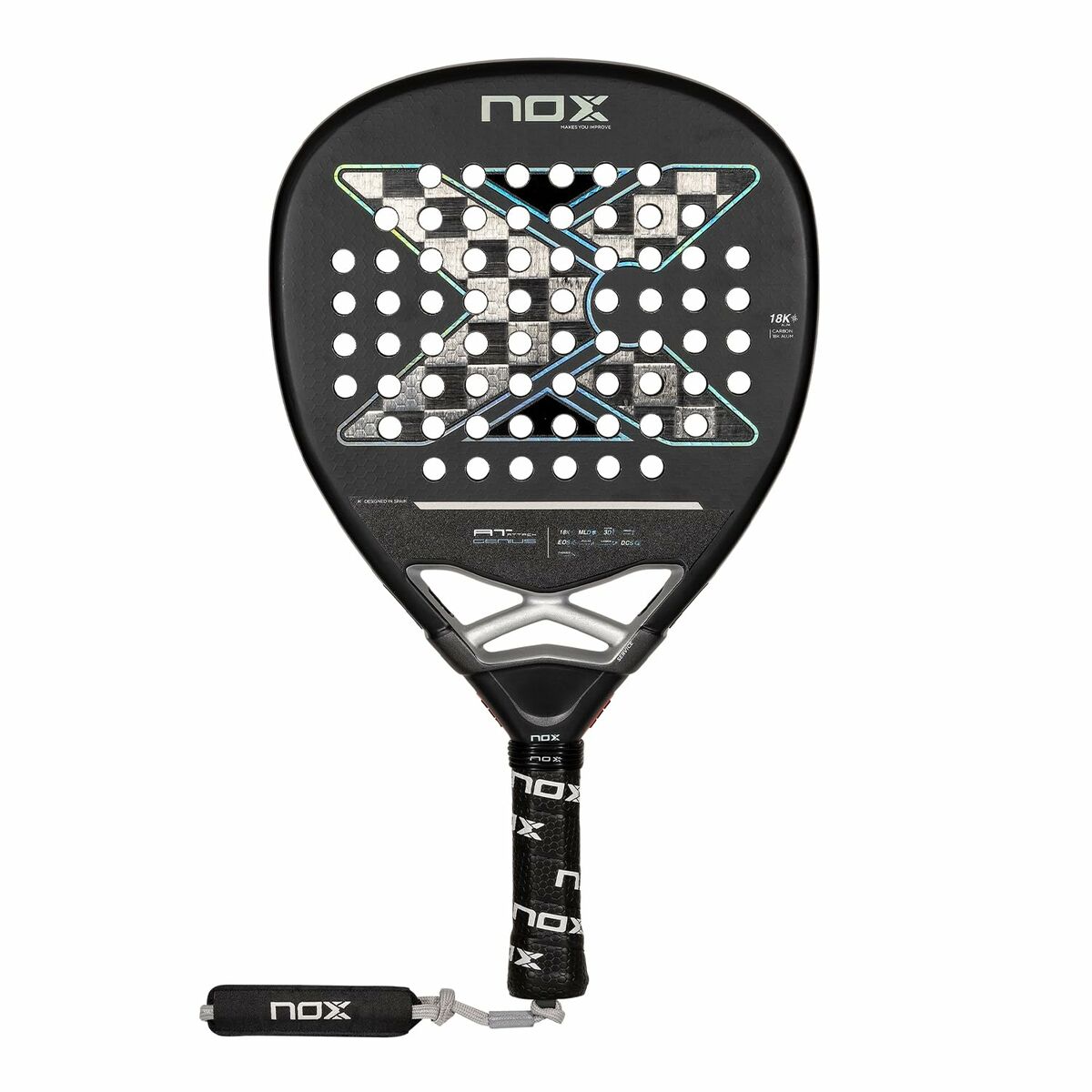 Padel Racket Nox AT10 Luxury Attack 18K Alum 2024 Agustin Tapia Padel Racket Nox AT10 Luxury Attack 18K Alum 2024 Agustin Tapia