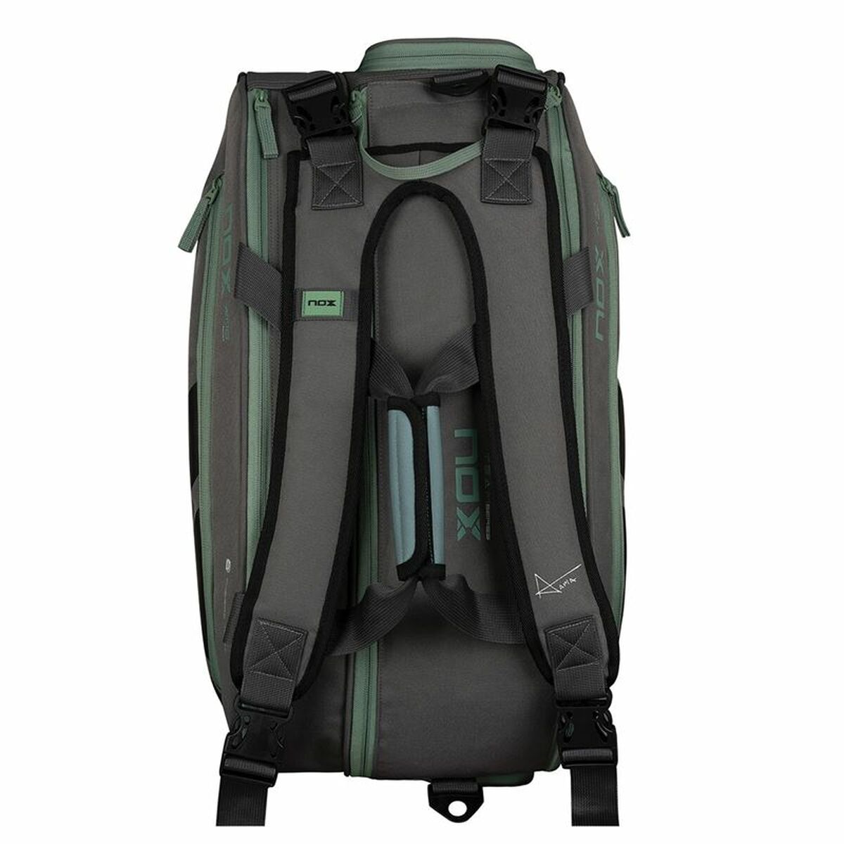 Racket bag Nox Nox At10 Team Green Grey