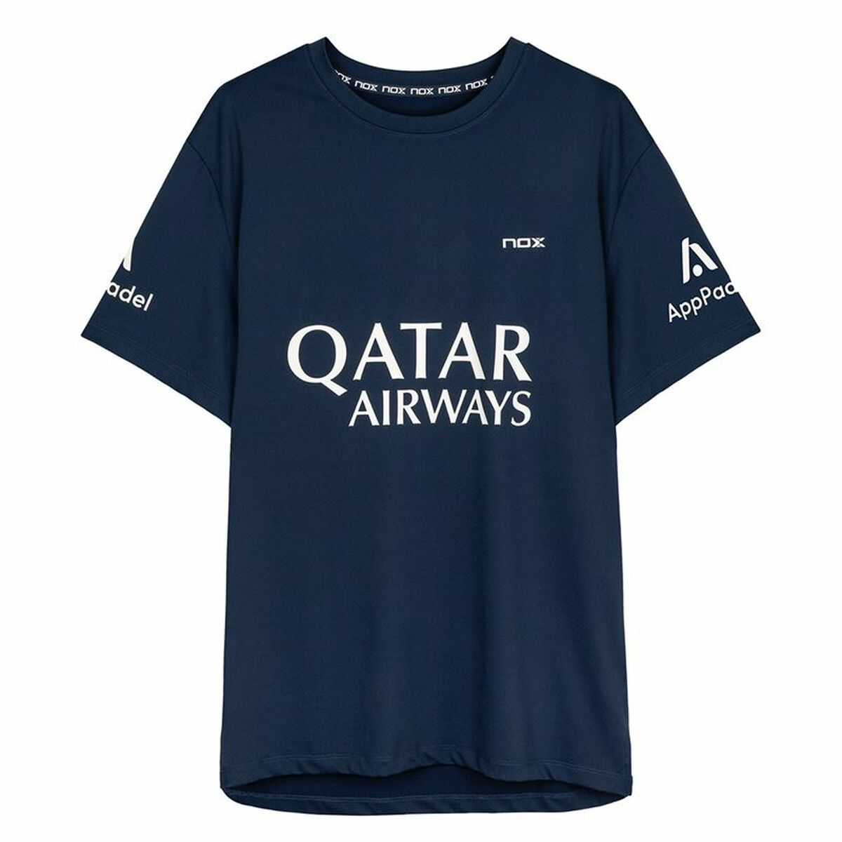 Men’s Short Sleeve T-Shirt Nox Nox Sponsorts AT10 Dark blue Navy Blue Men’s Short Sleeve T-Shirt Nox Nox Sponsorts AT10 Dark blue Navy Blue