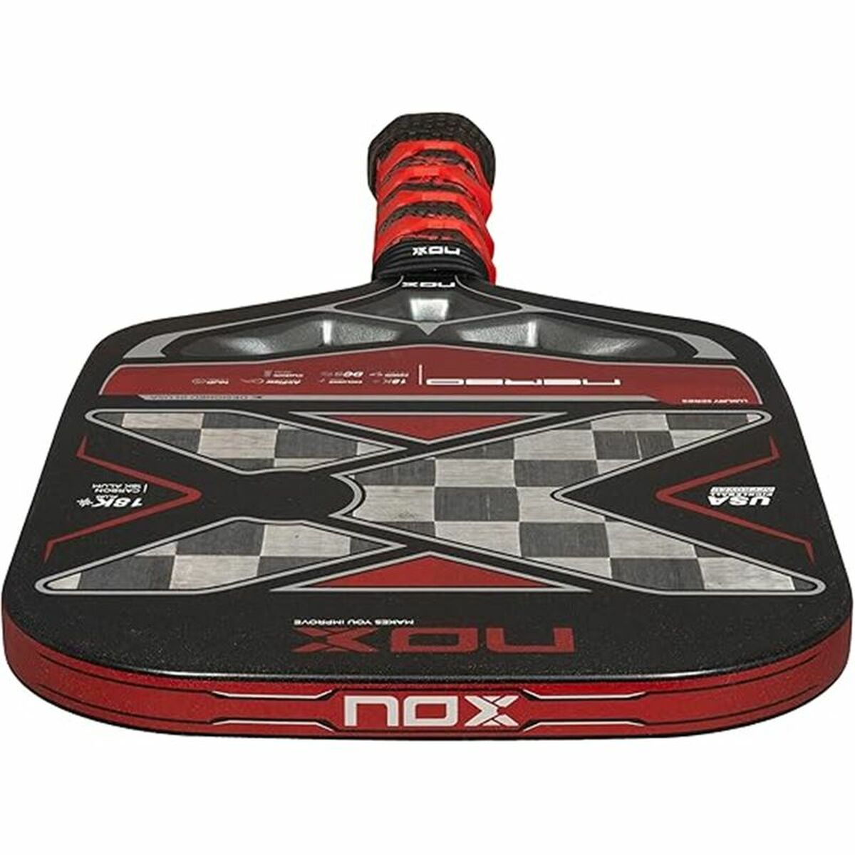 Pickleball Paddle Nox Nerbo Black Carbon fibre